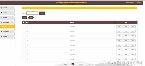 django計算機畢設基于的商品數據化運營系統設計與實現bfmc19